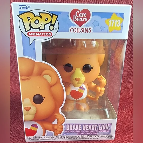Brave heart lion funko # 1713 (nib) With pop protector - Picture 2 of 7
